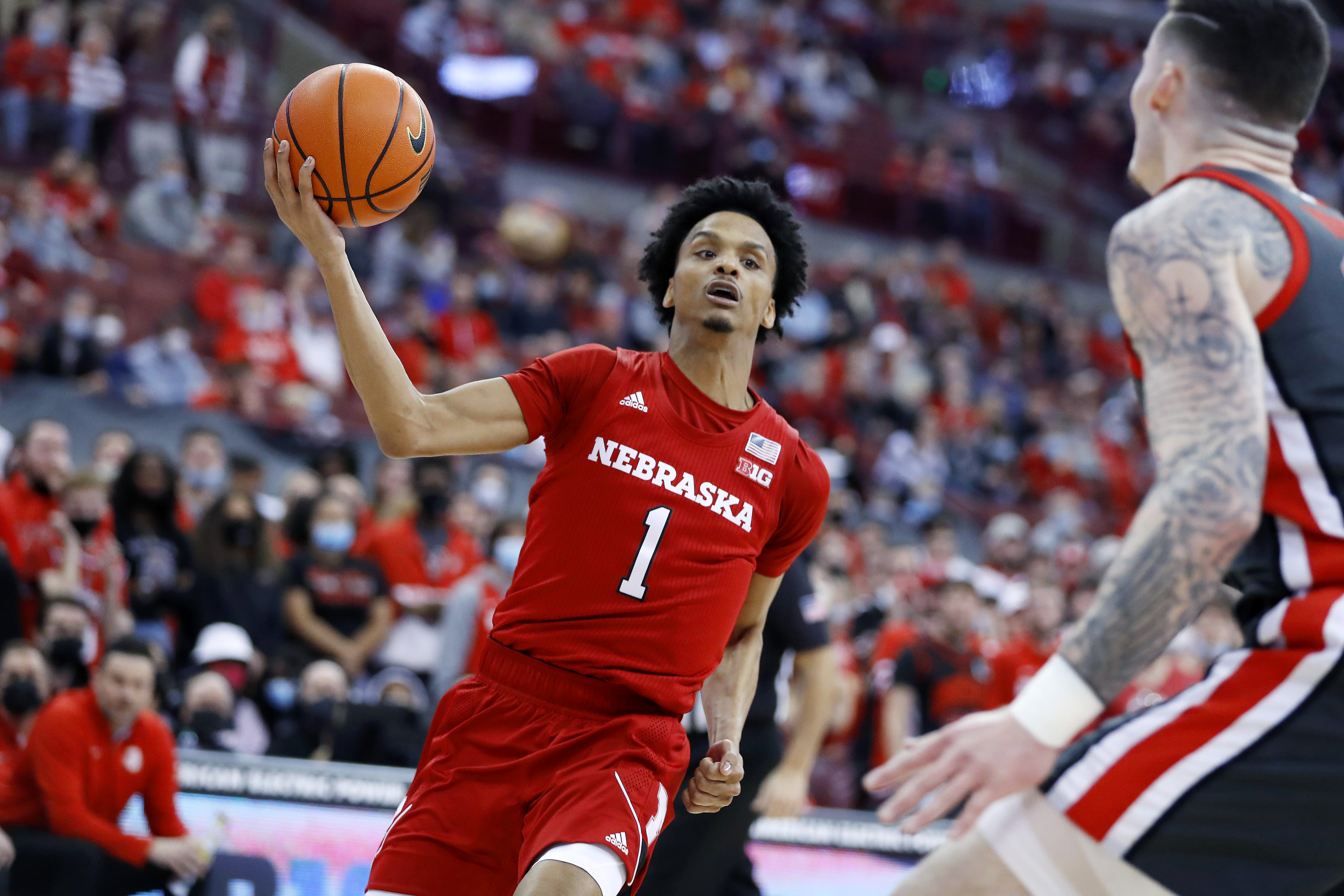 USATSI_17803296 Alonzo Verge Jr. MBB vs Ohio State 2022.03.01